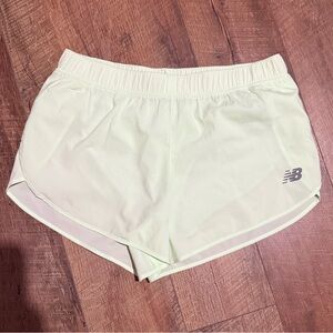 New Balance Women's Light Green Athletic Shorts